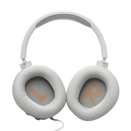 JBL Quantum 100M2 - White - Wired over-ear gaming headset with detachable mic and mute option - Detailshot 4